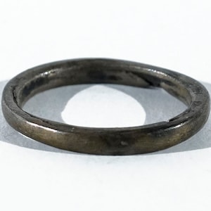 Vintage Sterling Modernist Minimalist  Silver 925 Band Ring