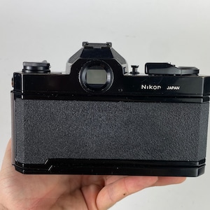 Nikon Nikkormat EL (Non AI) 35mm Film SLR Camera Body, Black (Parts