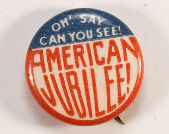 Worlds Fair Pin Vintage 1939 Patriotic American Jubilee New York City