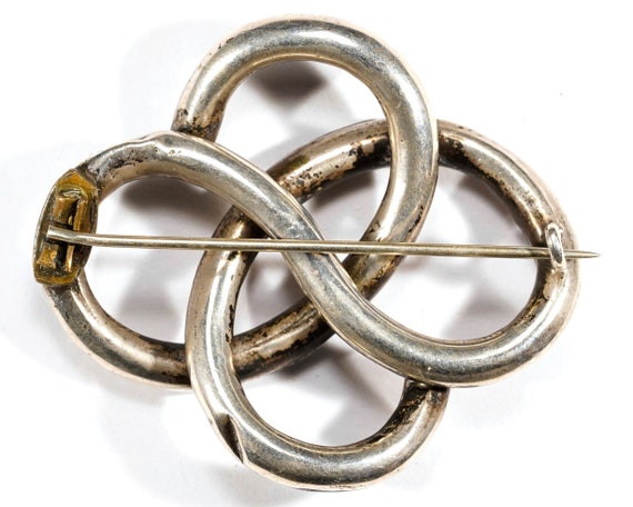 Antique Scottish Celtic Miracle Knot 4 Circles Mi… - image 2