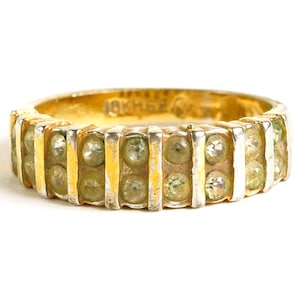 Vintage 18k HGE Wedding Band Engagement Style Ring
