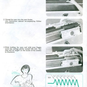 Brother Ribber Knitting Techniques - Vintage Knitting Machine Book ...