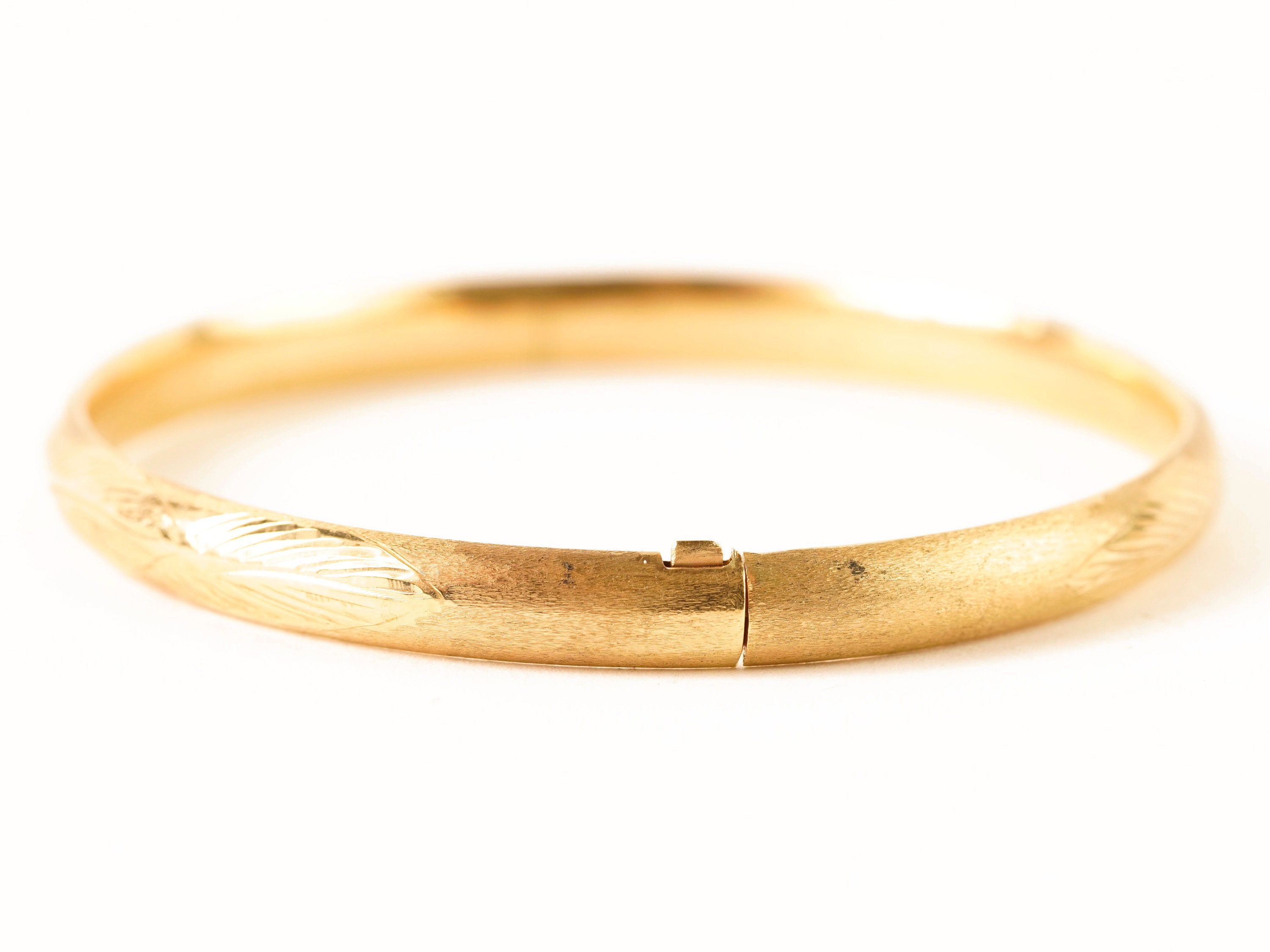 Gold Bangle Cz North Star | Boho 18k Gold Plated Minimal