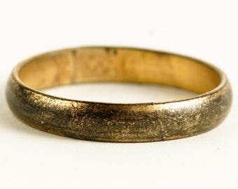 Vintage 10k RGP Gold Filled Wedding Engagement Band Ring
