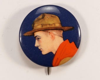 1930s or 40s Boy Scouts of America Vintage Pinback Buttons