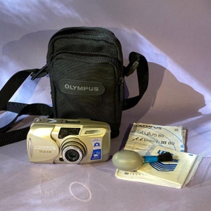 RARE Olympus Stylus 80 (aka mju III 80 38mm-80mm multi af zoom , f/4.5-8.9 final 35mm mju film camera