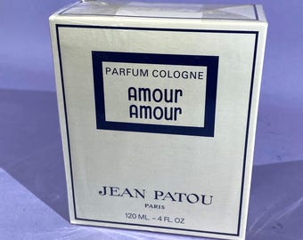 RARE Vintage Jean Patou Paris Amour Amour Parfum Cologne Splash 4fl oz 120ml SEALED NIB