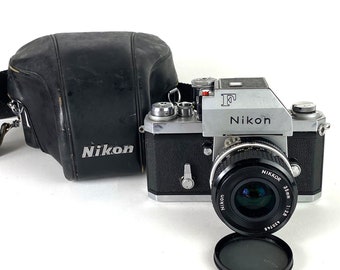 Brochure D'époque Nikon F – Système Complet 35 Mm, Années 1960, Made In Japan