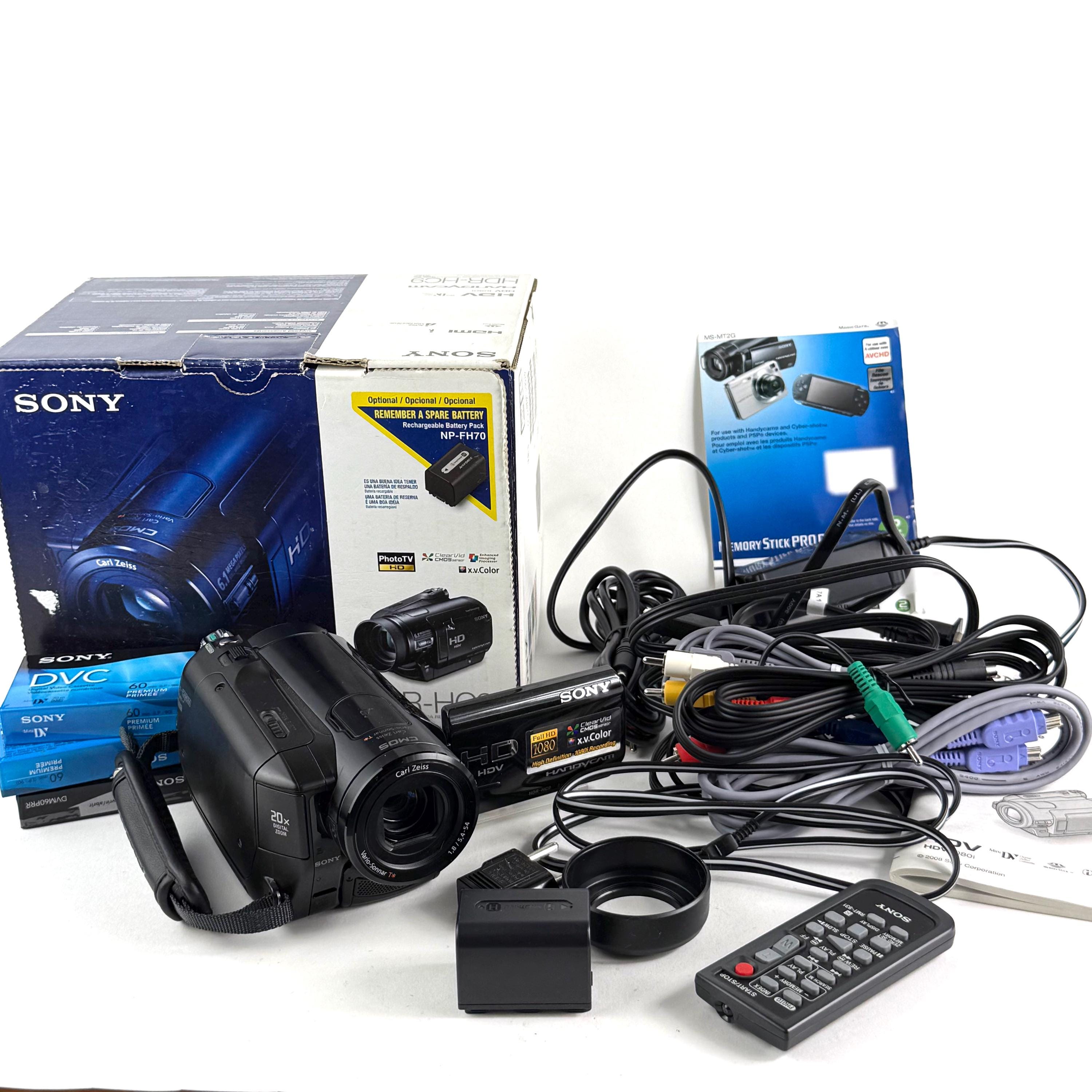 SONY HDR-HC9 ハイビジョン miniDV Sony Handycam HDR-HC9 Full HD Camcorder SONY | 10x Optical