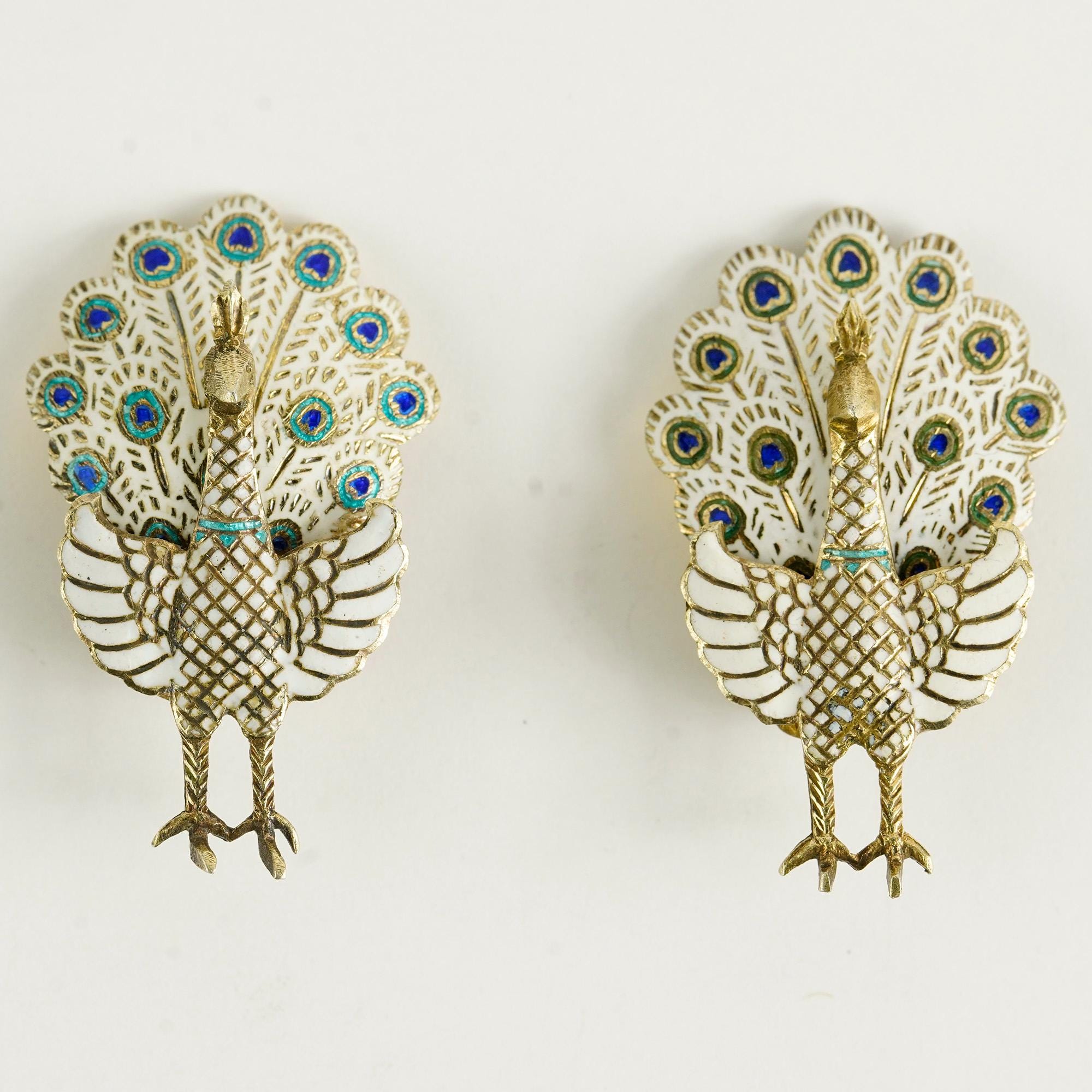 Siam Peacock Silver - Etsy