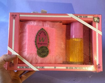 Vintage Lander Dusting 5oz Powder And W Spray 20z Cologne Pin Hard To Find New