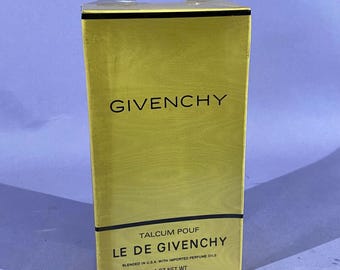 Vintage Givenchy Talc Talcum Powder Pouf SEALED 4 Oz