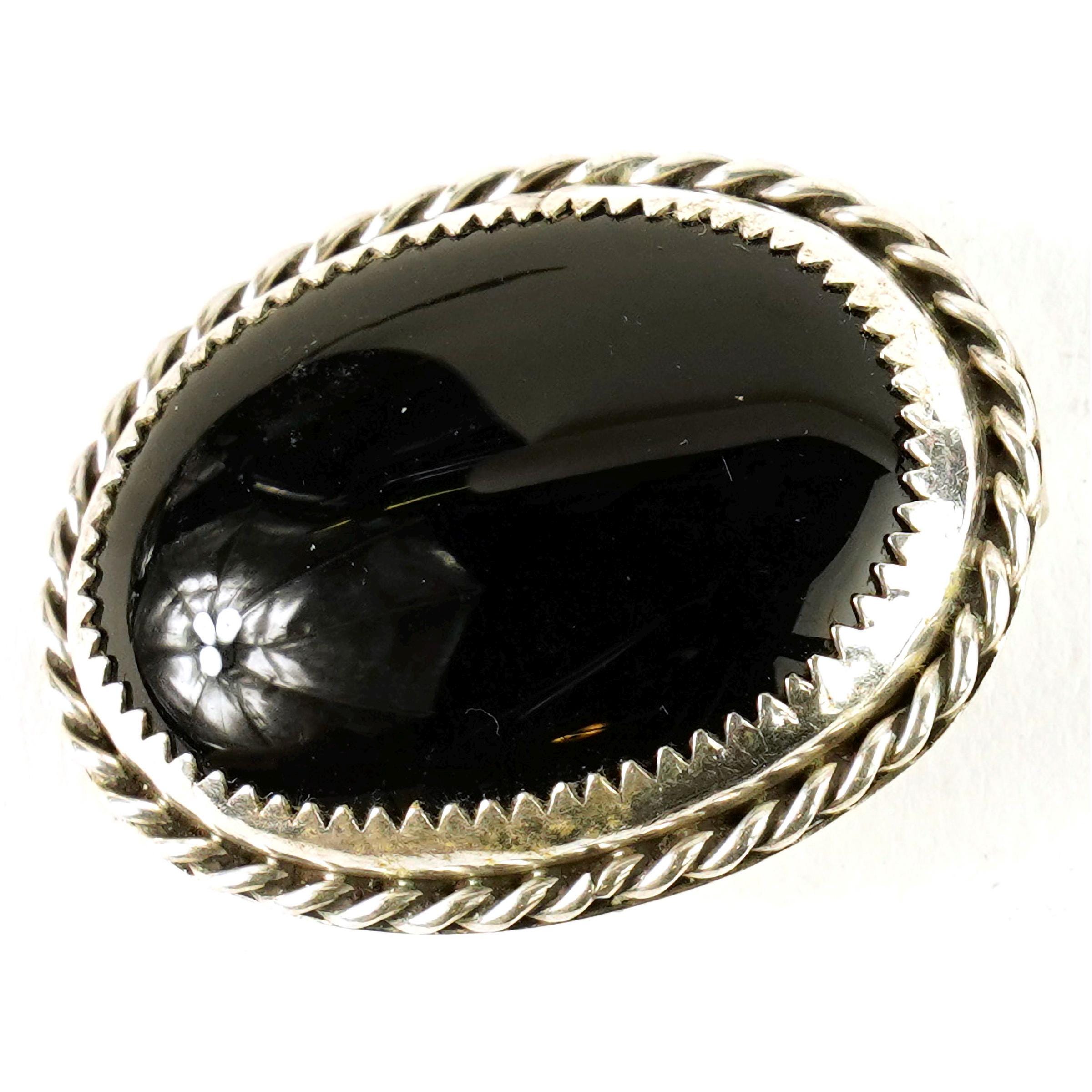 Navajo Onyx Bracelet - Etsy