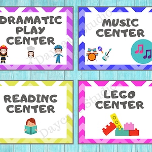 DAYCARE CENTER Signs/childcare Printable Signs for Preschool and ...