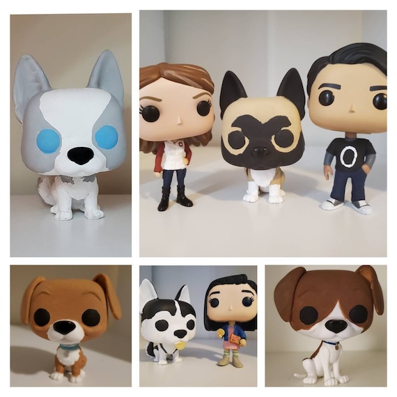 Cat Dog Pop Pet, Custom Funko Pop Pet, Custom Pop Pet Keychain