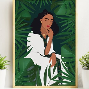 Ethiopian, Eritrean Art | Modern habesha wall decor, African decor, habesha kemis