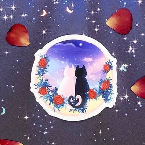 Luna and Artemis Sailor Moon Sticker