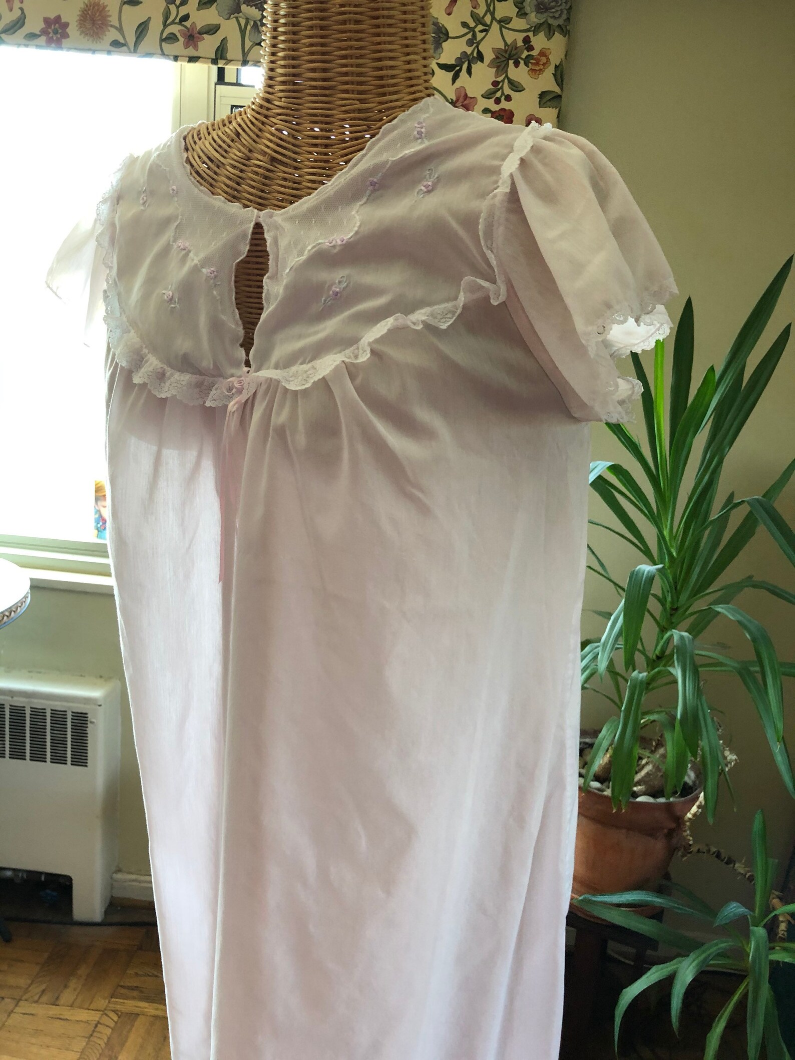 Vintage 60s Barbizon NightGown Light Pink Sz Large Cap | Etsy