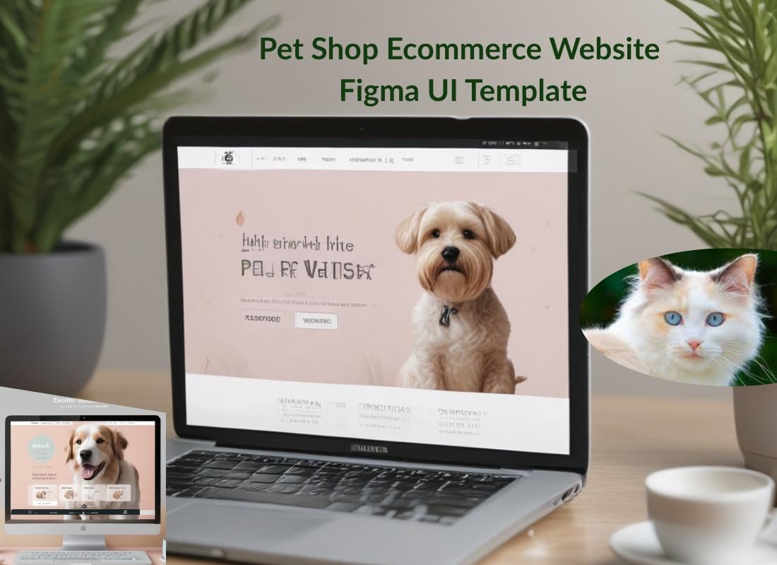 Pet Shop Website Figma UI Template: Ecommerce Design Kit (digital ...