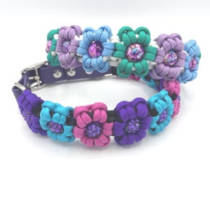 14-17 inch Pre-made Flower Collars with BioThane