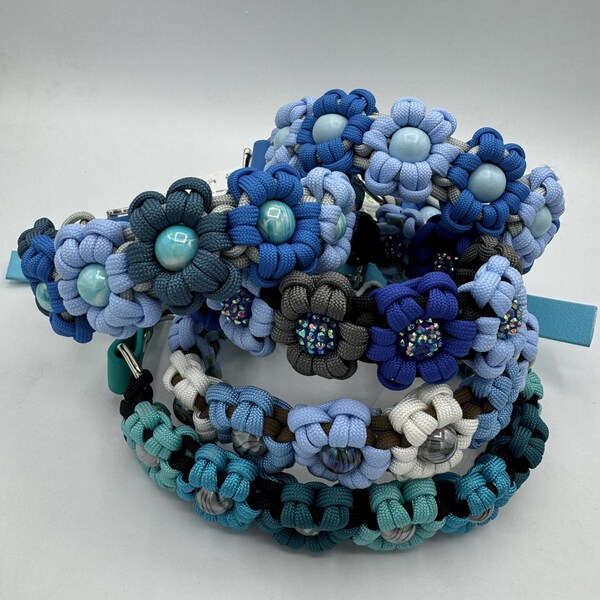 14-17 inch Pre-made Flower Collars with BioThane