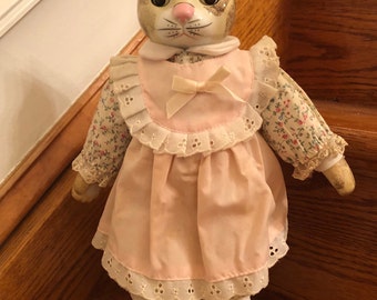 vintage porcelain cat dolls