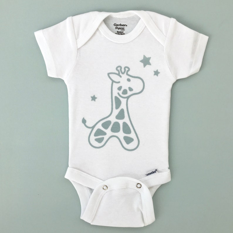 Baby Onesie® Giraffe Newborn Onesie® Safari Unisex Bodysuit Etsy Canada