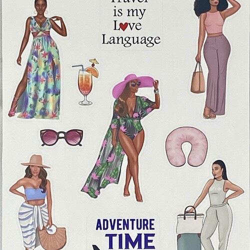 Self care Stickers Bundle Self love African American Etsy