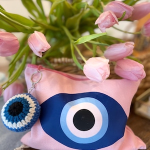 evil eye bag , makeup bag gift bag evileye nazar
