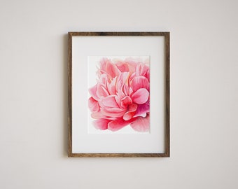 Petals of a Peony Print