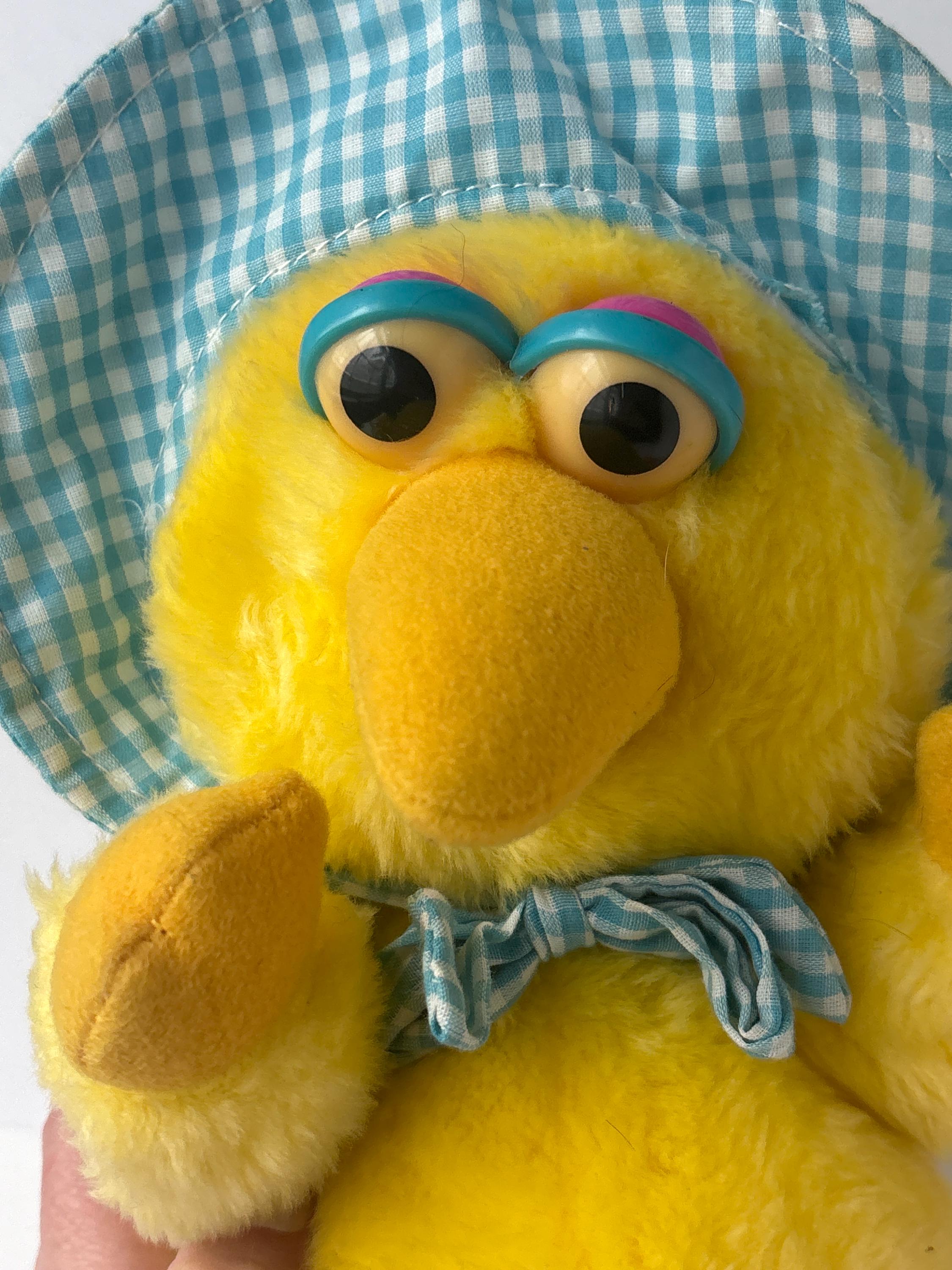 ぬいぐるみ 1983 Sesame Street Baby Big Bird Plush Vintage 1983 Baby Big Bird Sesame Street Plush Hasbro Softies 11