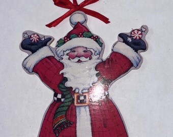 Mary Engelbreit Christmas Ornament Santa Part of Gift Collection
