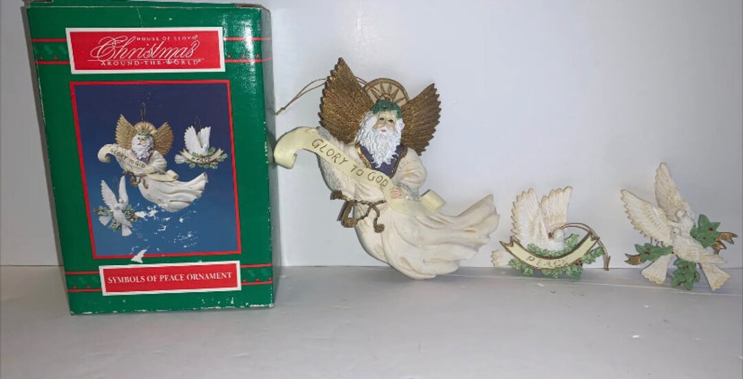 House of Lloyd Christmas Around the World Symbols of Peace Ornaments