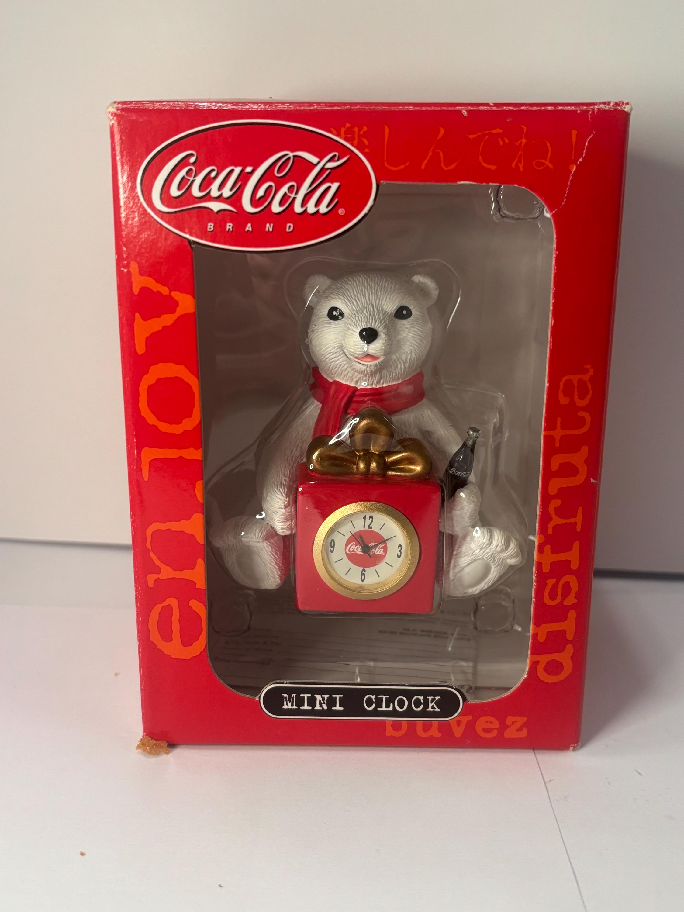 Coca Cola Polar Bear Clock - Etsy
