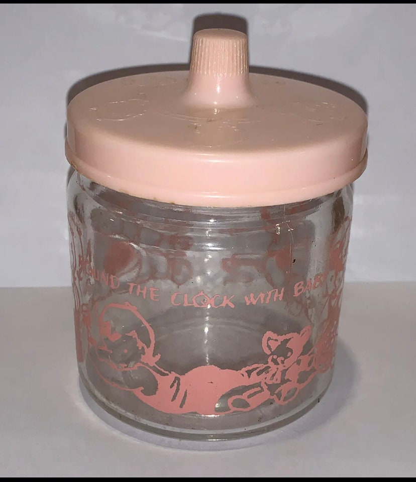 Farm House Cotton balls jar Clean jar bocal en verre support daccessoires  pot de rangement organisateur de vanité de salle de bain mignon -   France