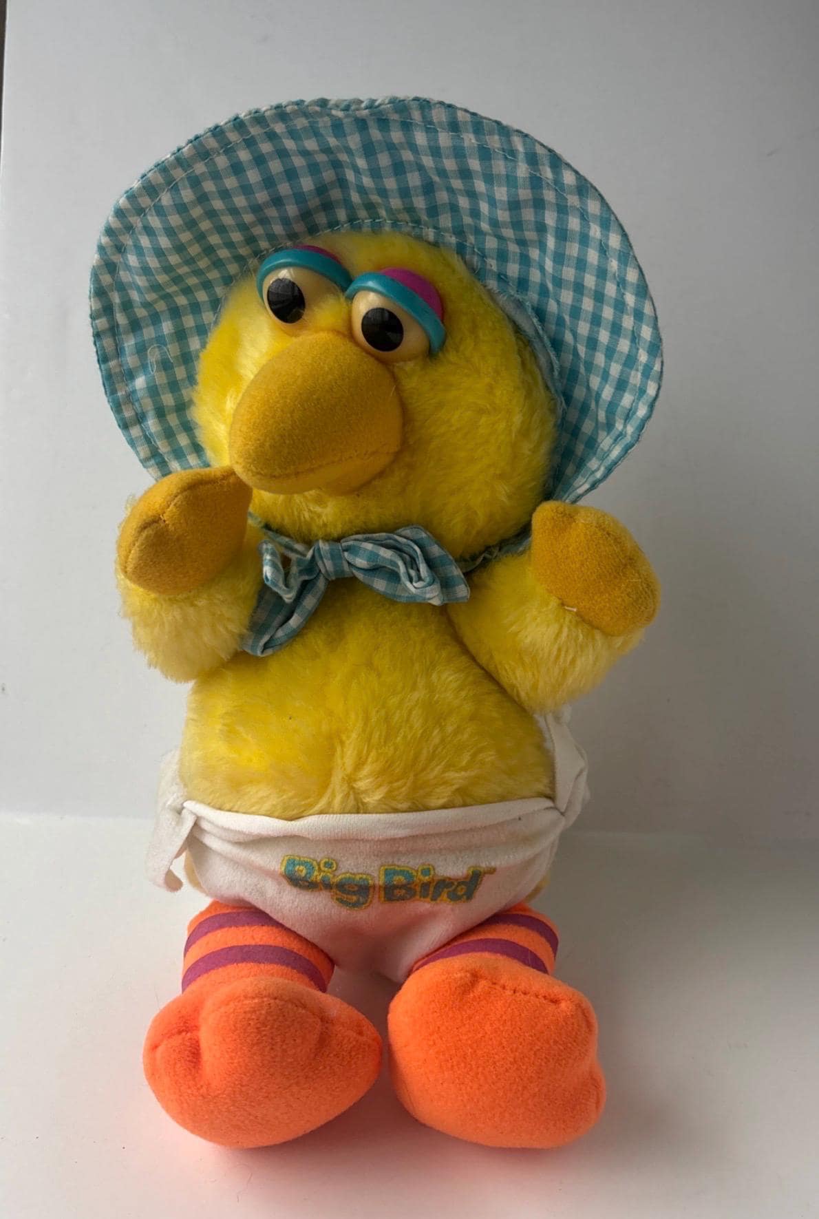 Vintage 1983 Baby Big Bird Sesame Street Plush Hasbro Softies 11