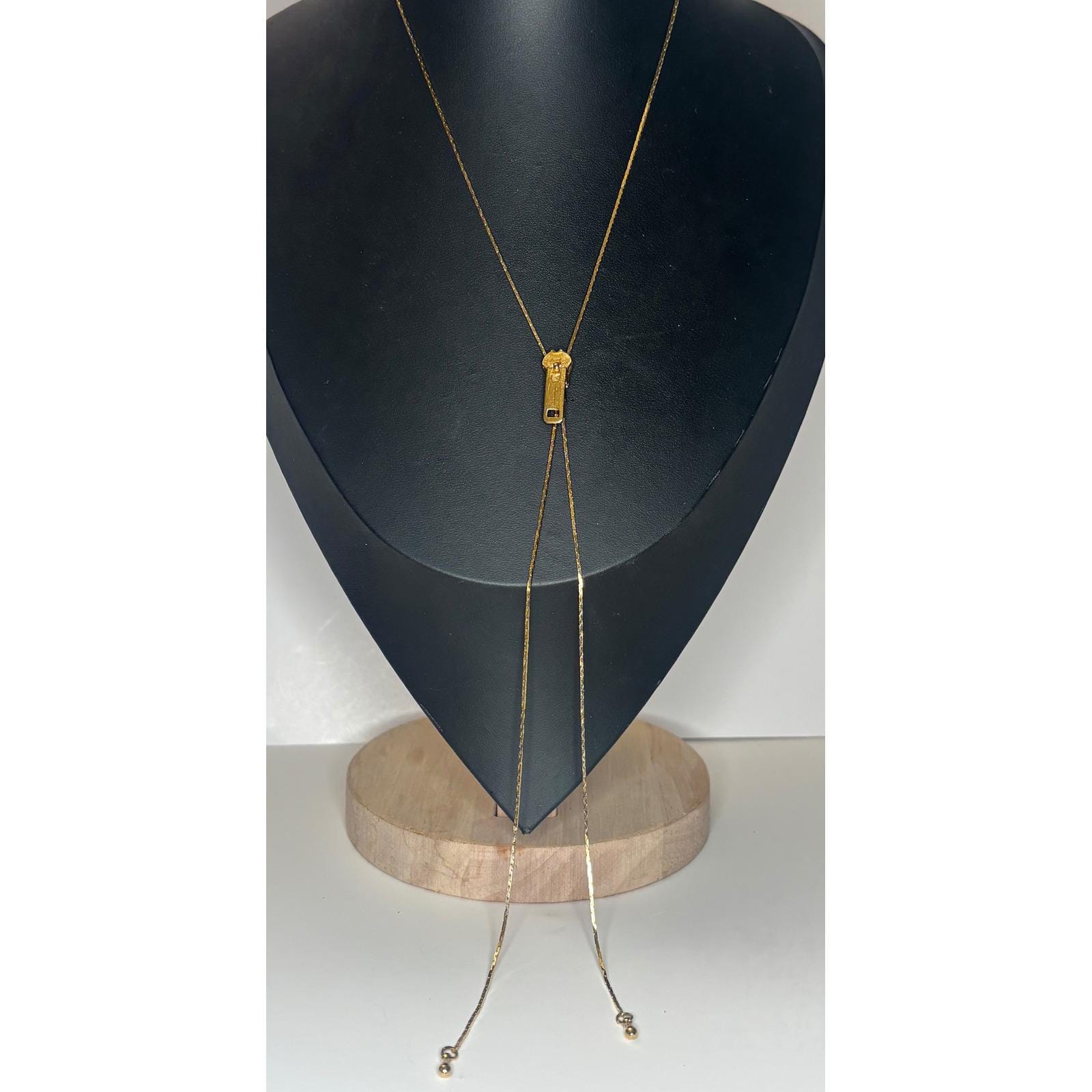 Zipper Y Necklace - Etsy