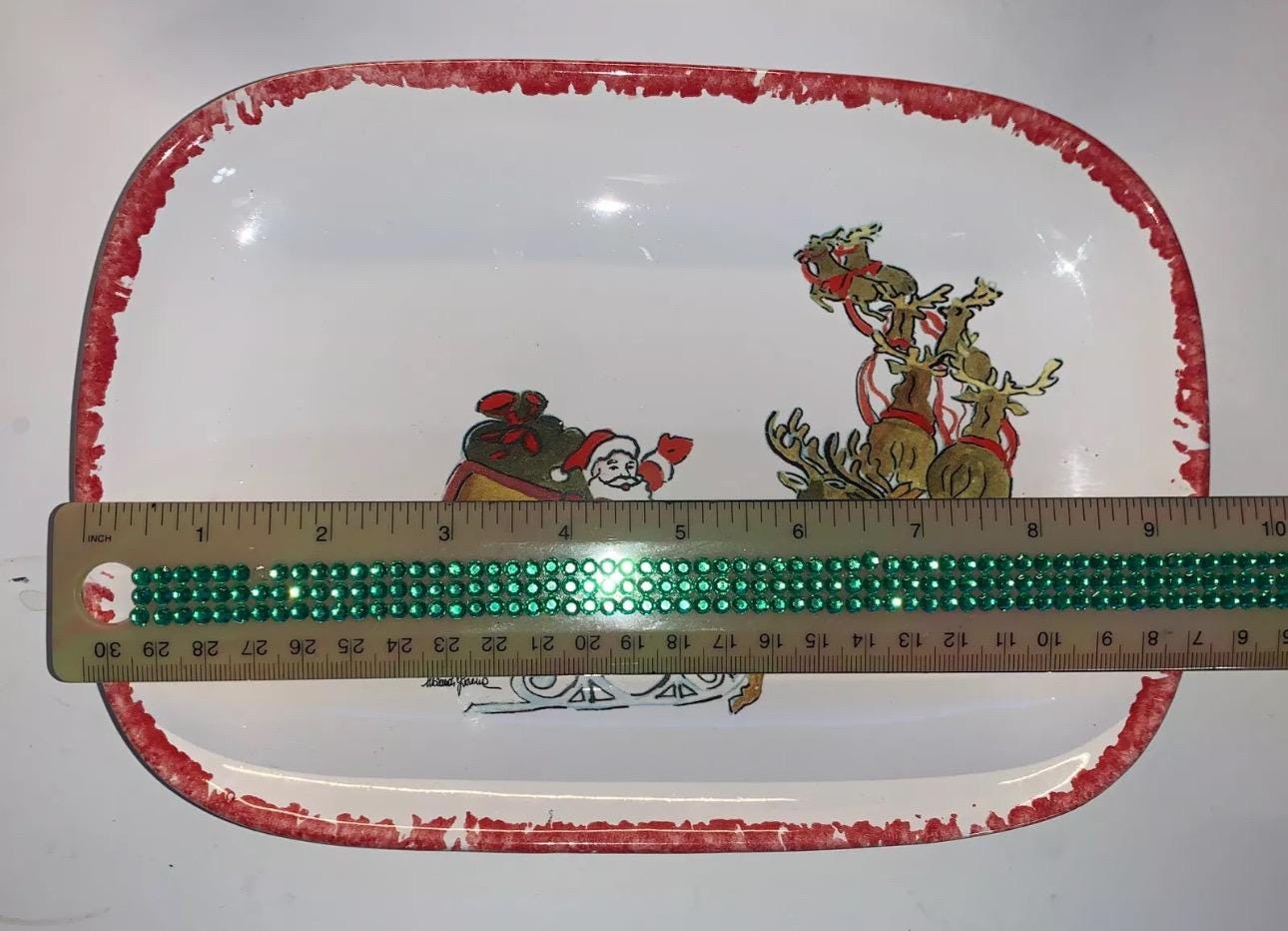 2 Ceramiche セラミック クリスマス サンタ そり トナカイ