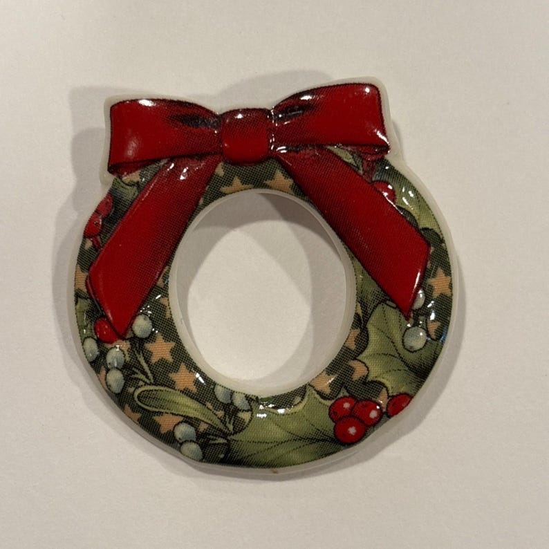 Spode Pin Vintage Spode Christmas Tree Wreath Pin Brooch - Etsy