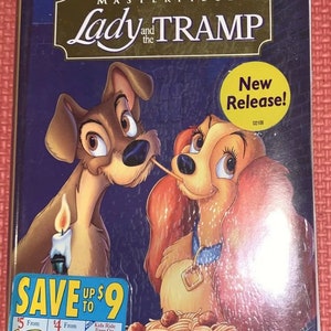 Walt Disney’s Masterpiece Lady and the Tramp VHS Video Tape SEALED