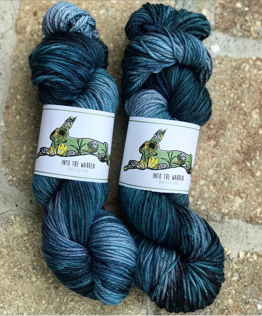 Blue Hand-Dyed Merino Worsted Weight Yarn – Islay's Terrace Studio & Shop