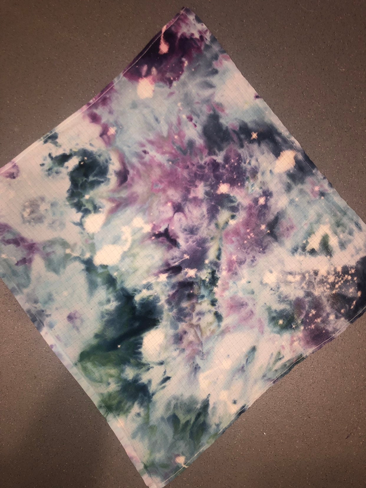 Cotton Baby Muslin Square Cloth in Galaxy Tie Dye Effect 3 PACK