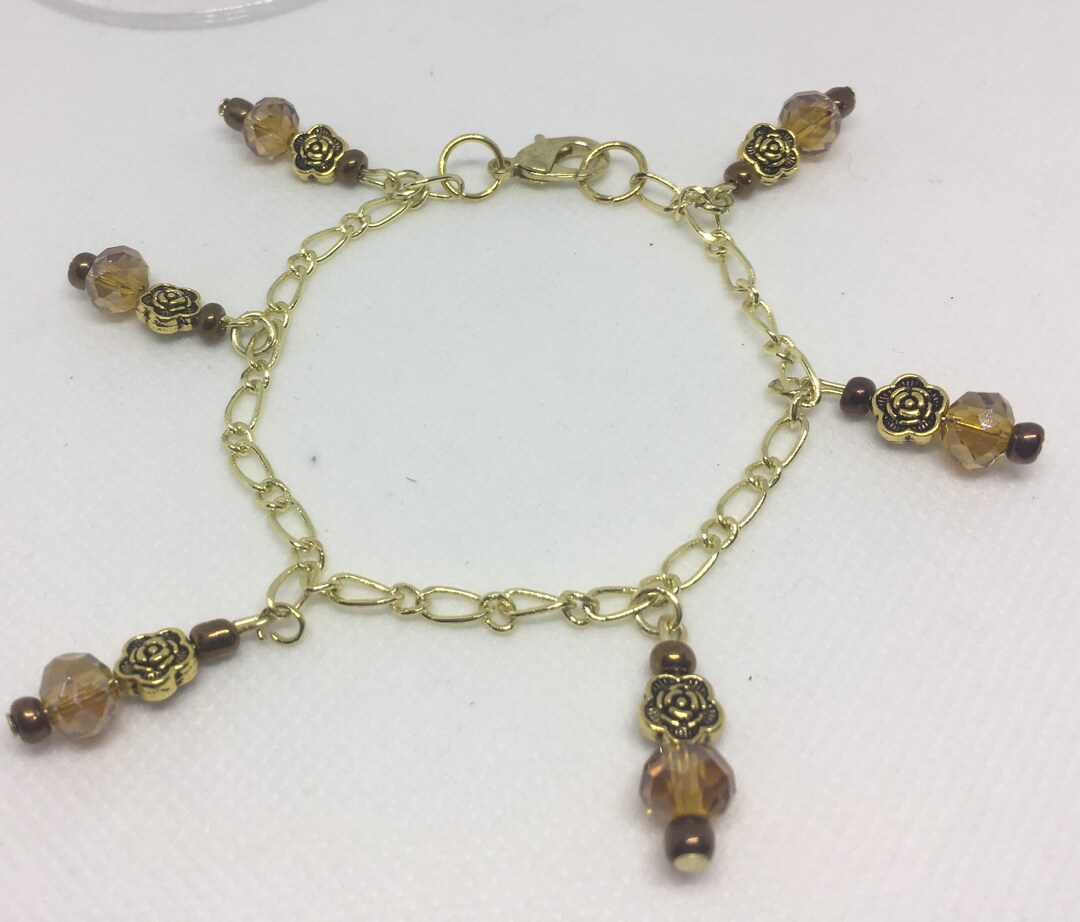 Buy Glass Bead Bracelet, Victorian Themed ,fashion Bracelet