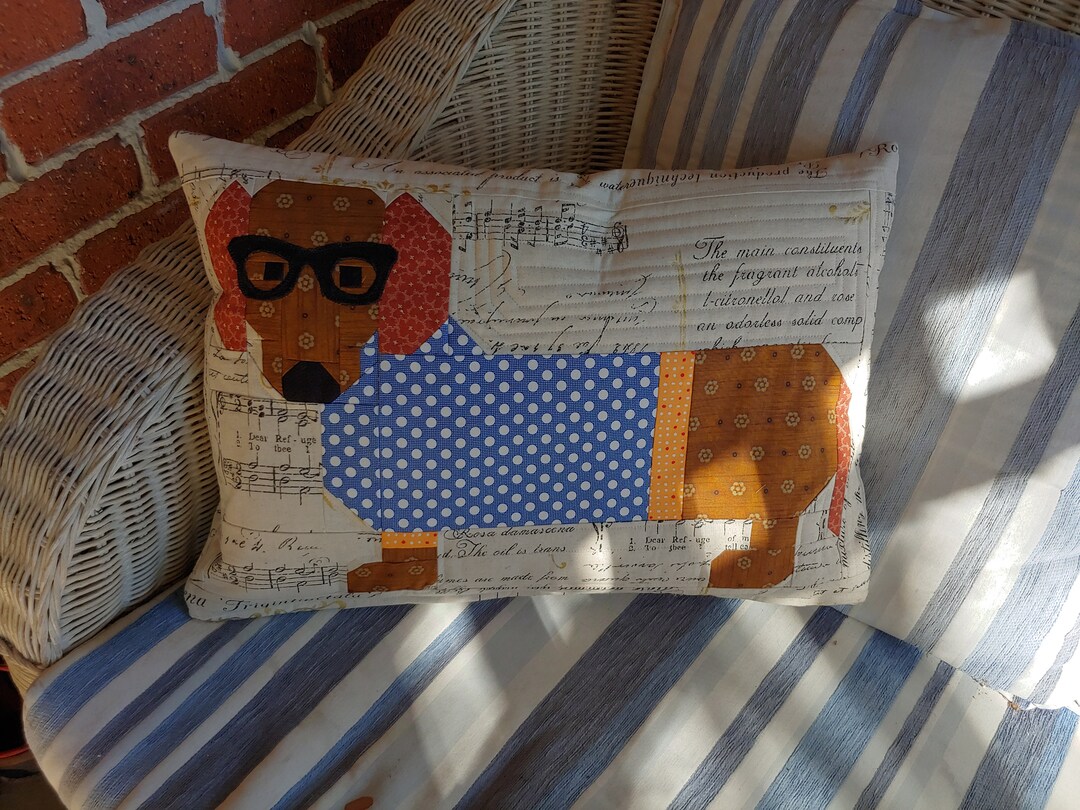 Dash Hound/ Sausage Dog Throw Cushion Etsy