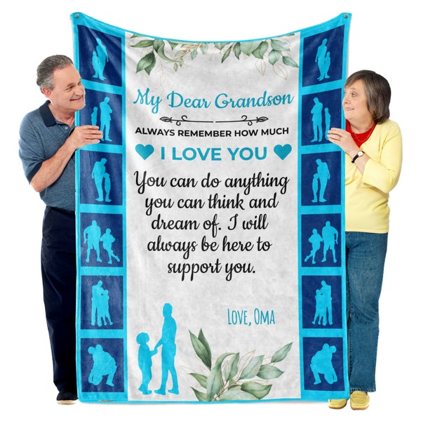 Grandson Blanket Etsy