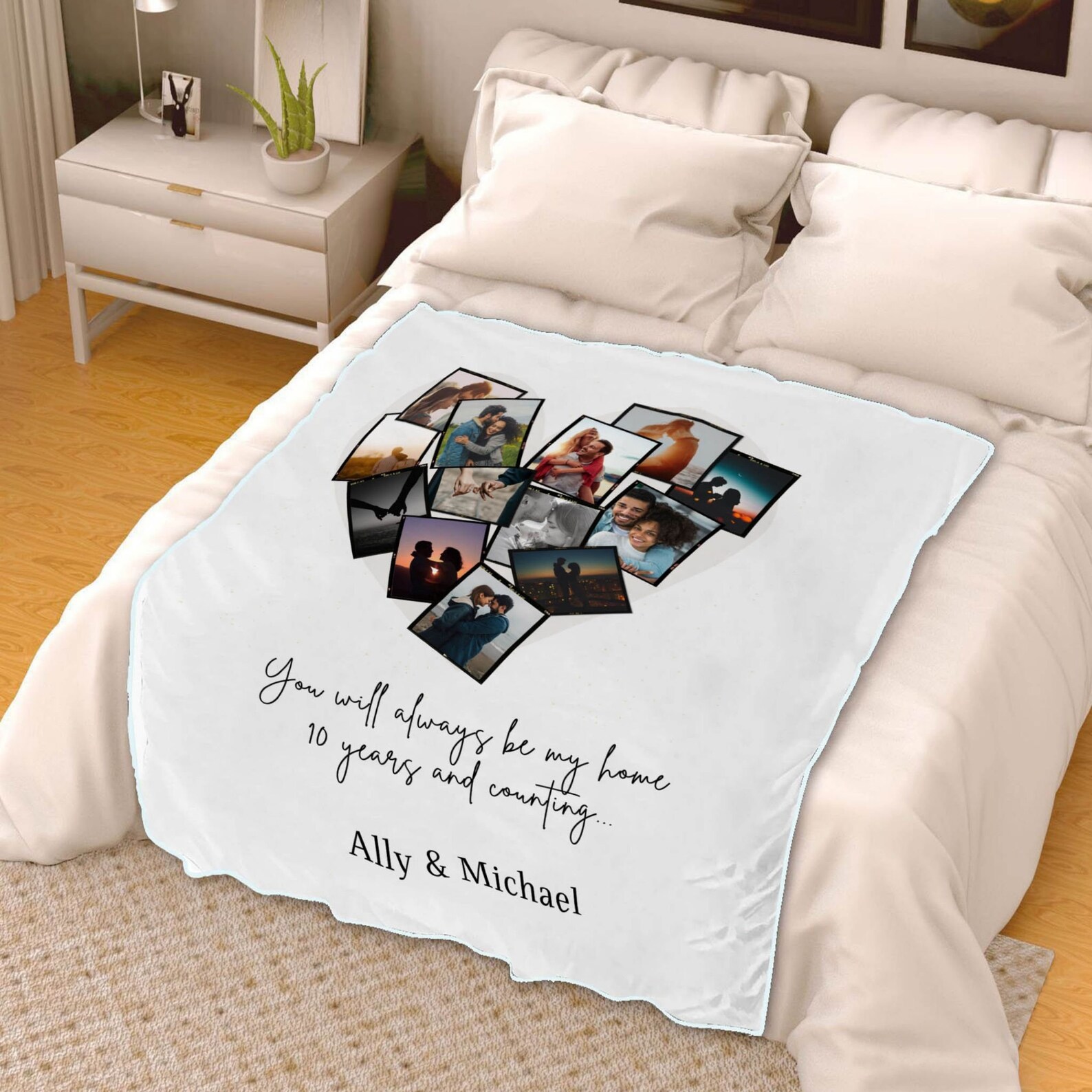 Picture Blanket Custom Blanket Photo Collage Picture Etsy