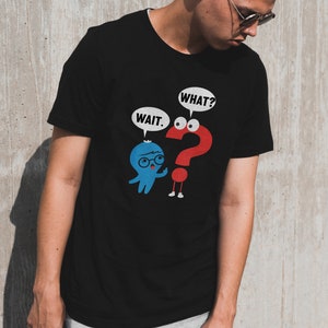 Funny Punctuation T-Shirt: Comma Question Graphic Tee