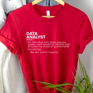 Data Analyst Definition T-Shirt: Funny Data Science Gift
