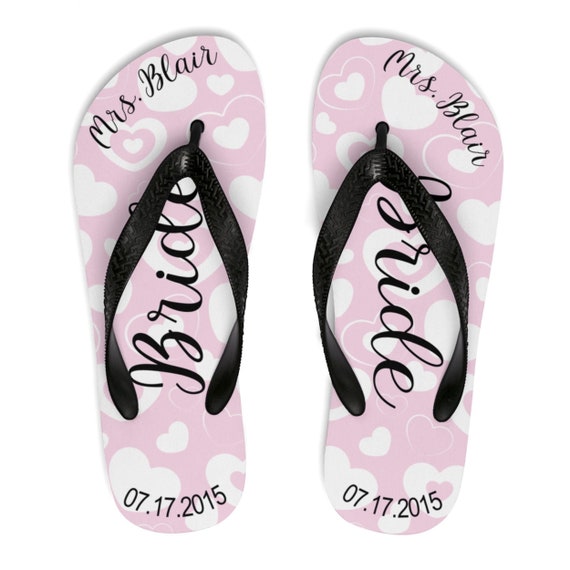 just married slippers