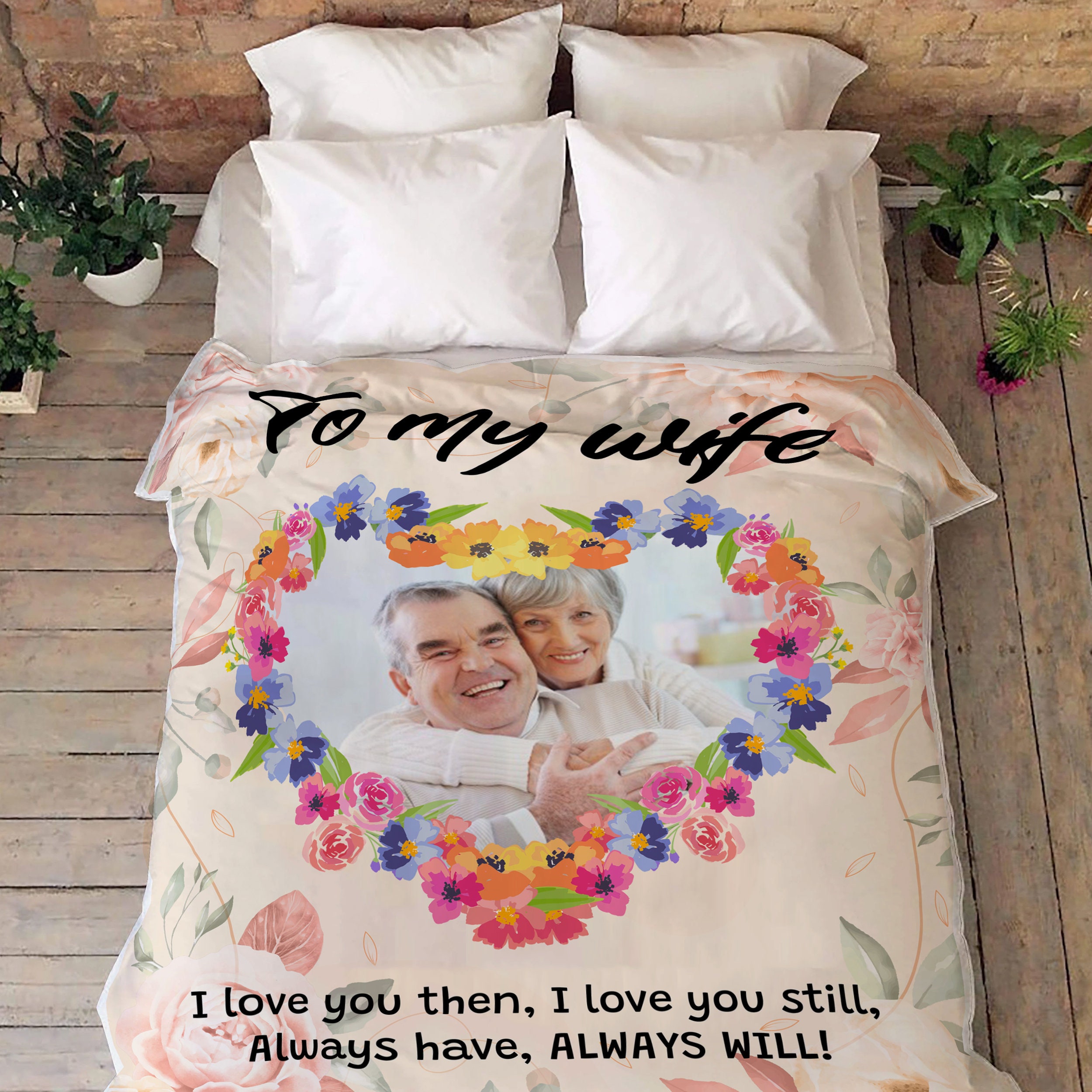 Personalized Picture Blanket Custom Anniversary Gift For Etsy